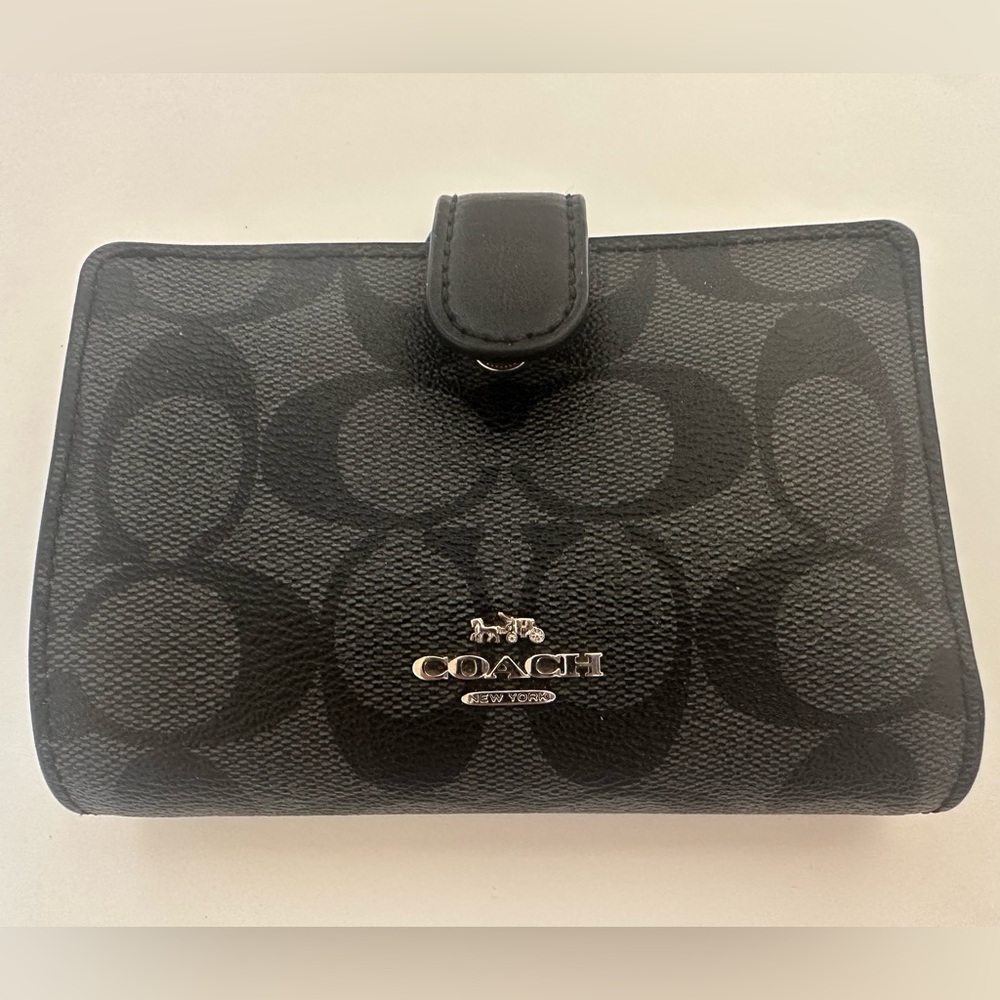 Coach Black Signature Wallet